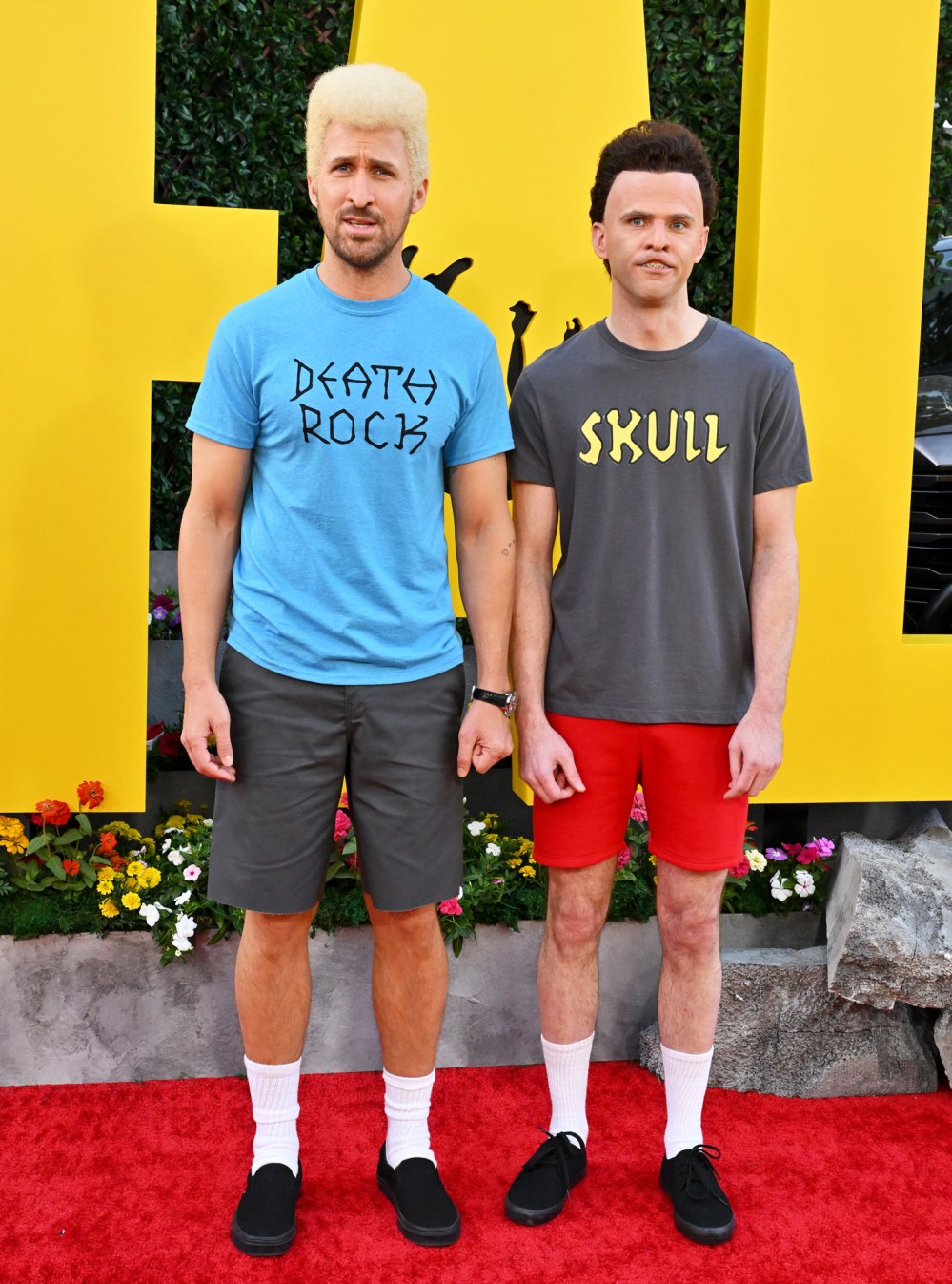 Hot Pics Ryan Gosling and Mikey Day dressed as Beavis and Butt-Head at The Fall Guy premiere