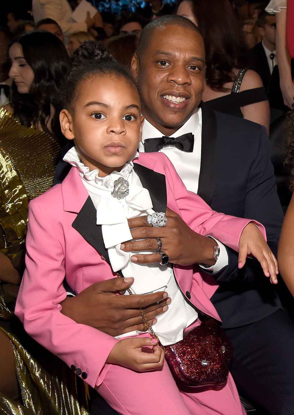 Blue Ivy Carter and Jay Z