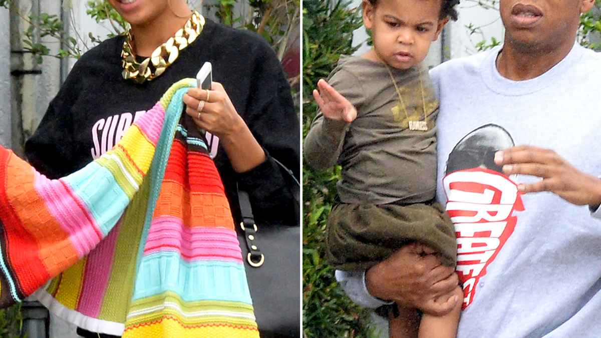 Beyonce, Blue Ivy and Jay-z in Miama Florida