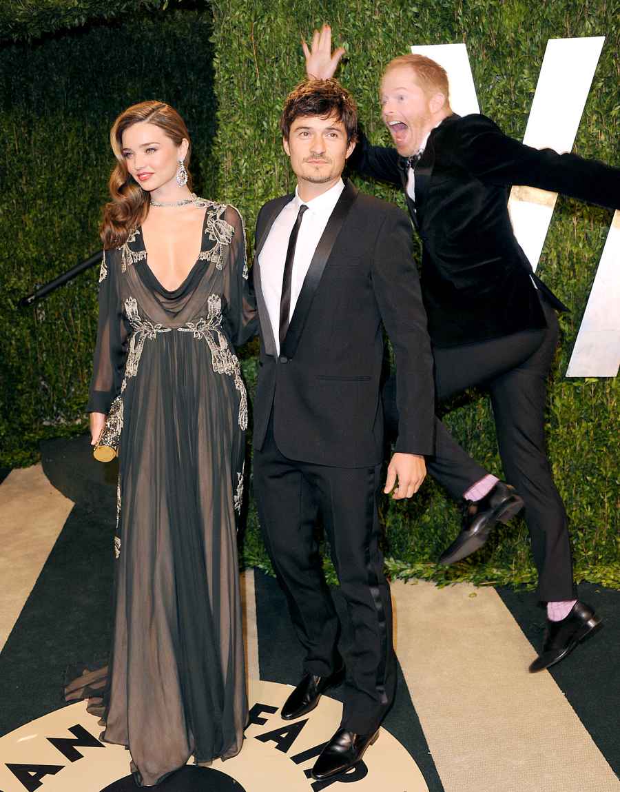 Miranda Kerr, Orlando Bloom and Jesse Tyler Ferguson