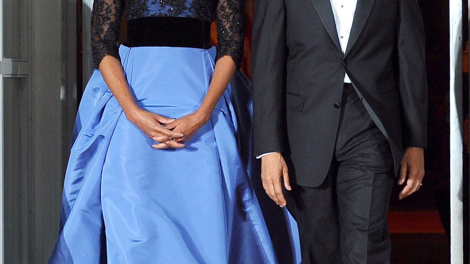 Michelle and Barack Obama at the State Dinner on Feb. 11, 2014