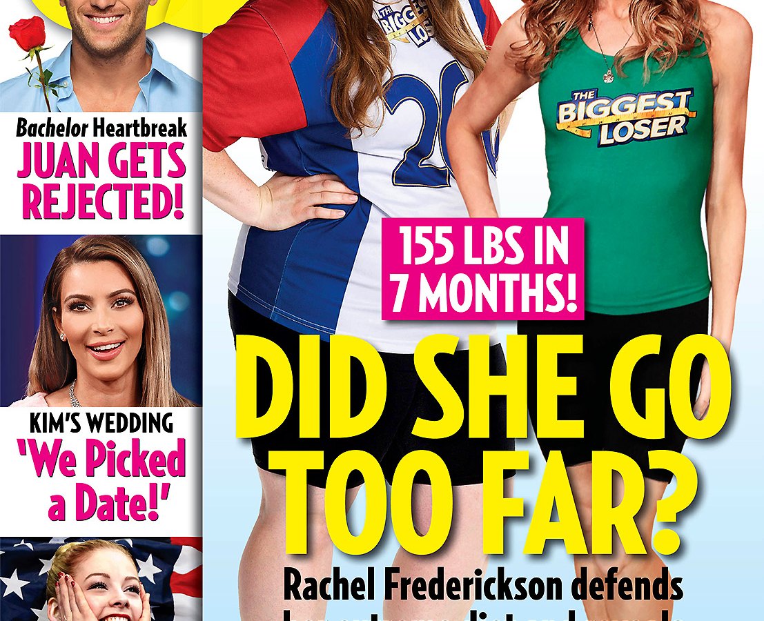 Us Weekly cover with Rachel Fredrickson