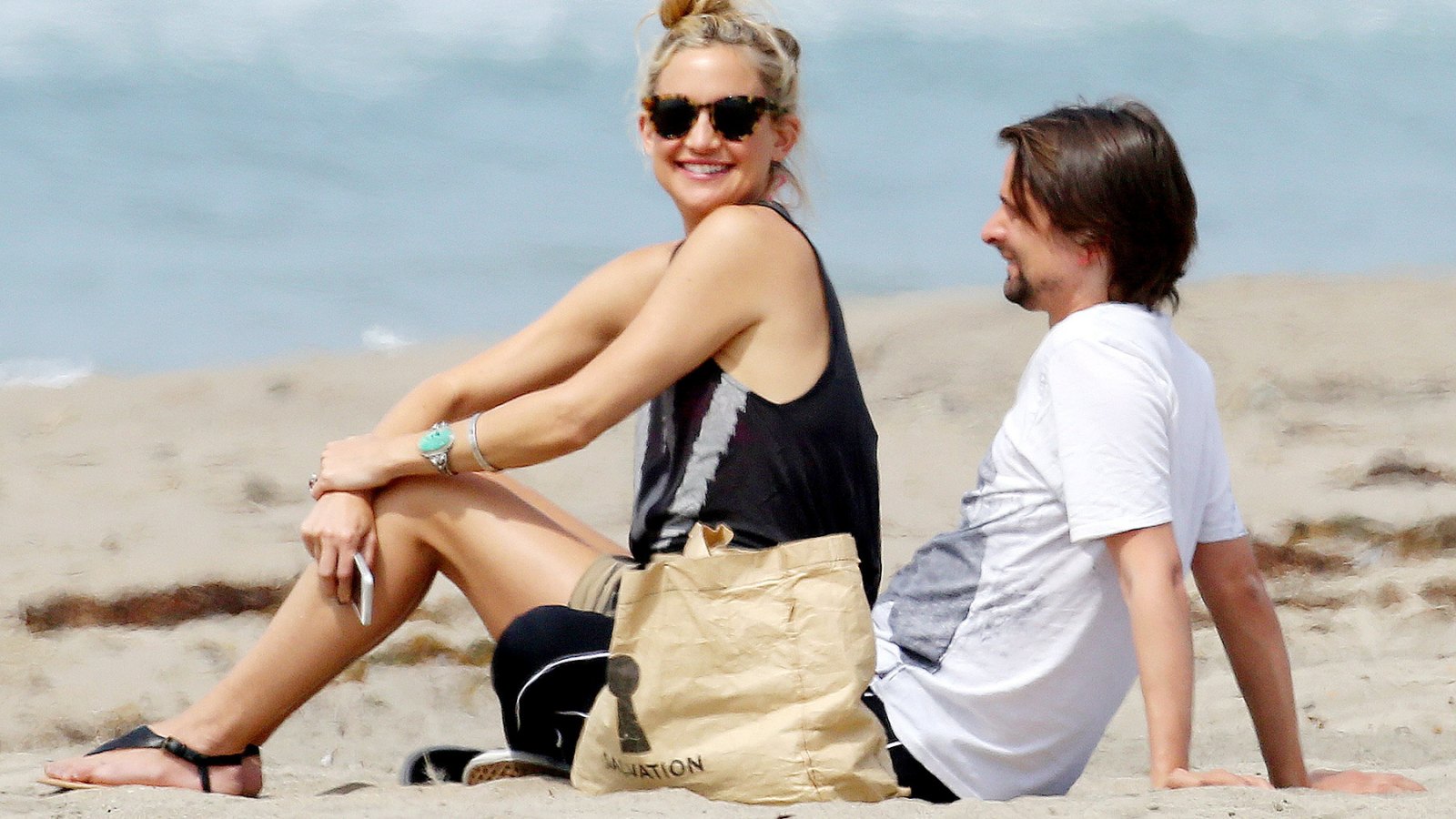 Kate Hudson & Matthew Bellamy in Malibu, California on March 29, 2014
