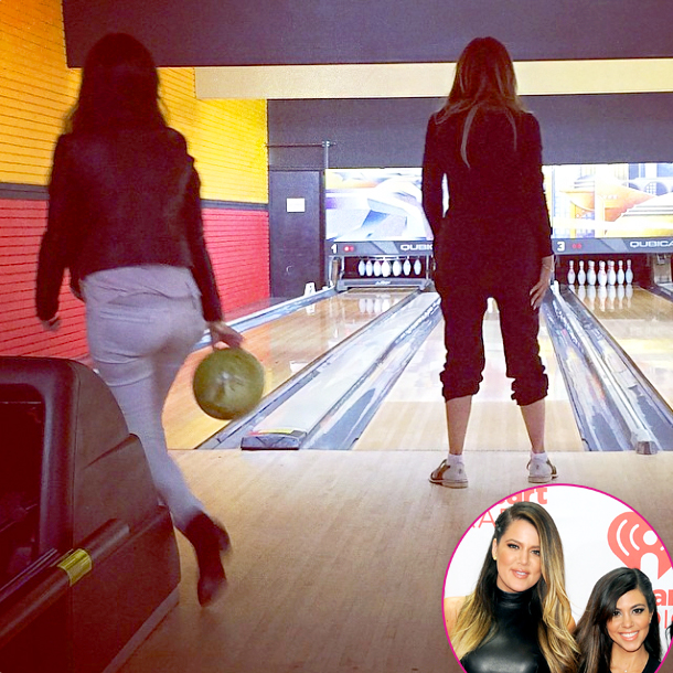 Kourtney Kardashian and Khloe Kardashian share Instagram pics