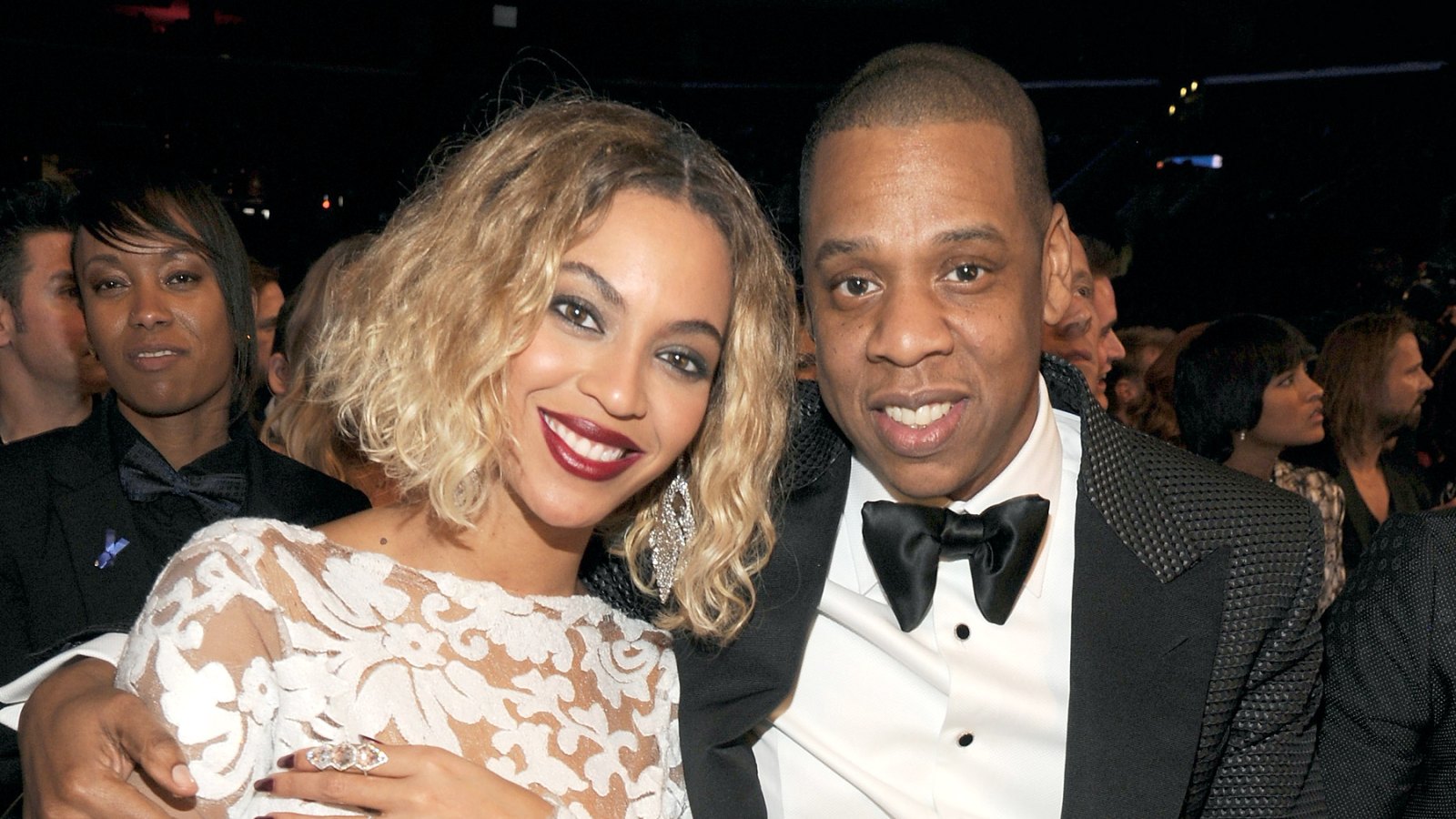 Beyonce and Jay-Z at the 56th GRAMMY Awards on Jan. 26, 2014