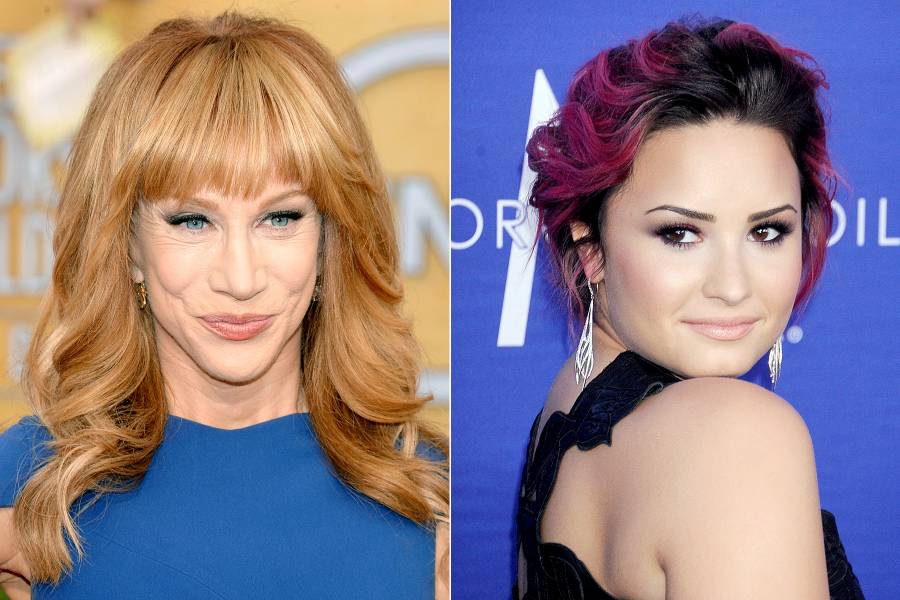 Kathy Griffin and Demi Lovato