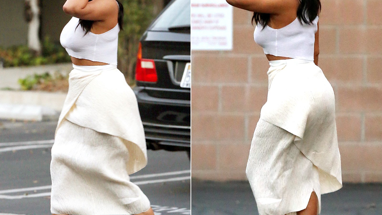 Kim Kardashian leaving a Studio in Calabasas on October 6, 2014