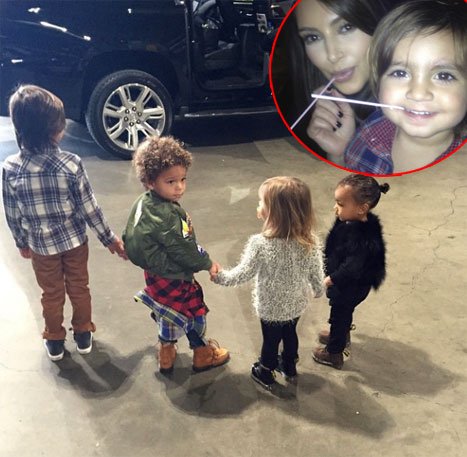 Kim Kardashian took Mason out to celebrate his 5th birthday