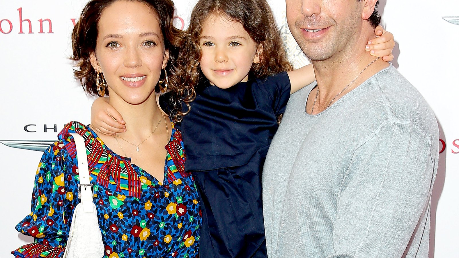 David Schwimmer, wife, and daughter