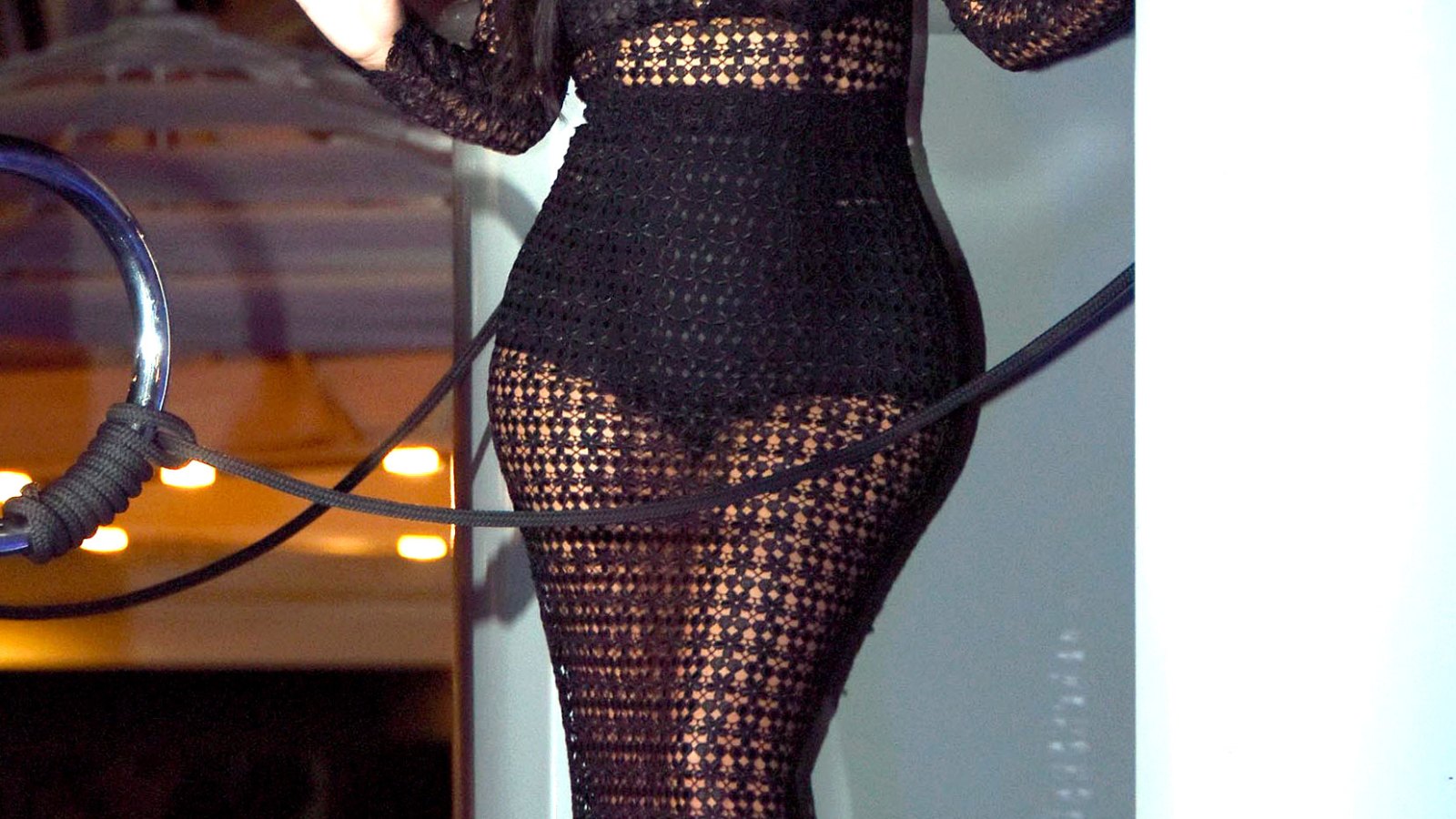Kim Kardashian at a yacht party during the Cannes Lions Festiavl 2015.
