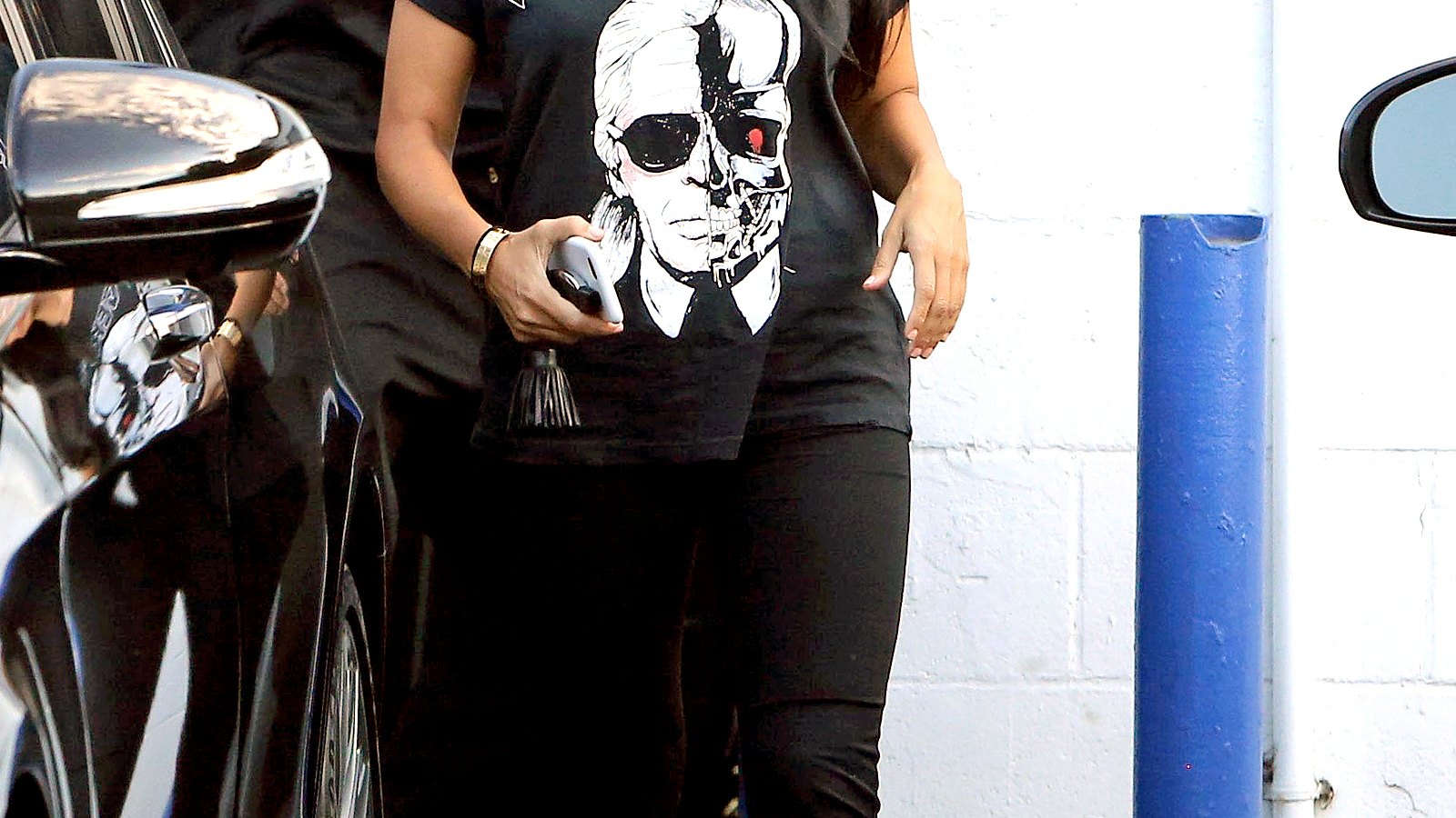Kourtney Kardashian in Van Nuys, California on September 8, 2015.