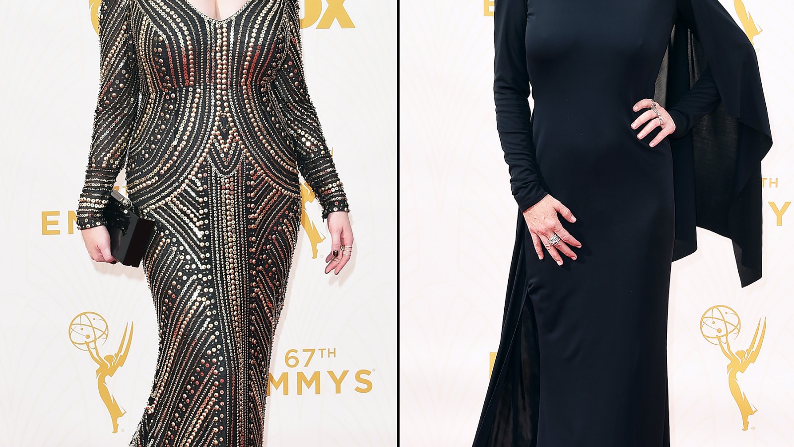 Christina Hendricks at the Emmys on September 20, 2015