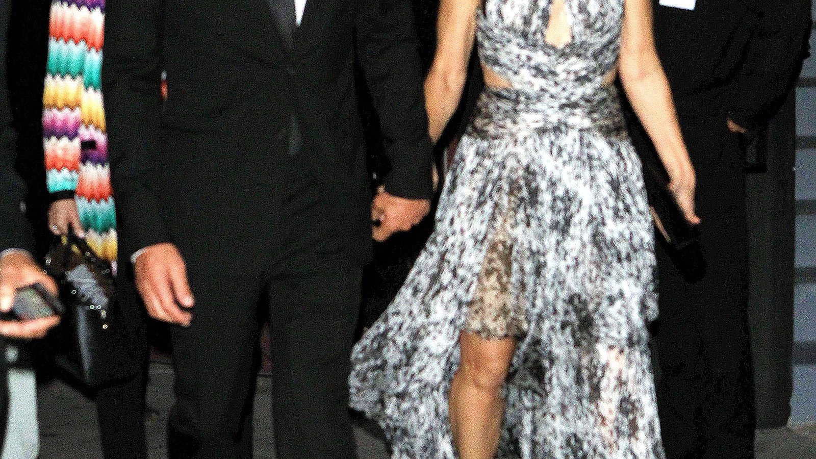 Bryan Randall and Sandra Bullock attend a movie premiere together