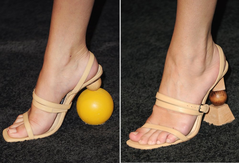 Selena Gomez shoe detail at the 3rd Annual InStyle Awards