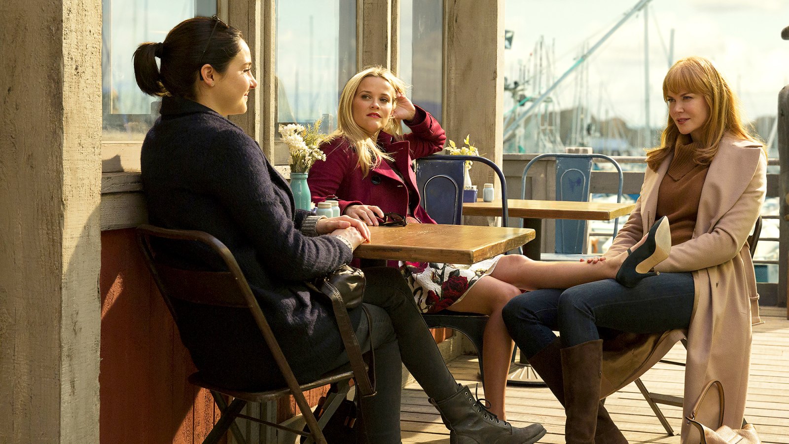 Shailene Woodley, Reese Witherspoon and Nicole Kidman in ‘Little Big Lies’