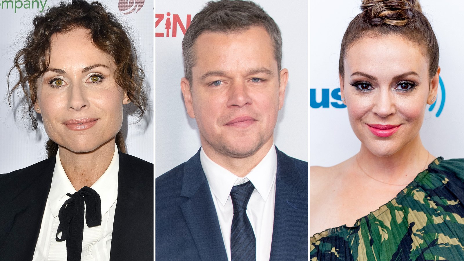 Minnie Driver, Matt Damon, Alyssa Milano, Sexual Allegations