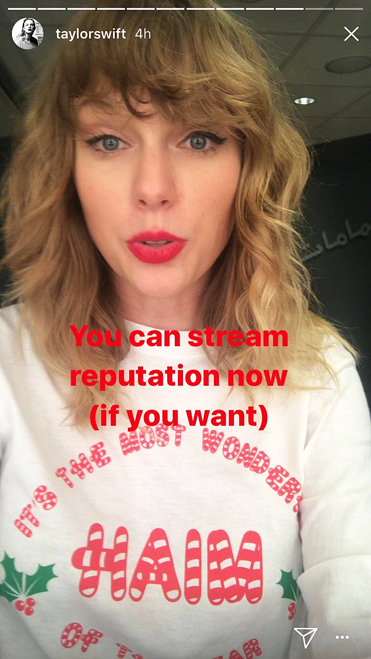 Taylor Swift rehearsal iHeartRadio Snapchat
