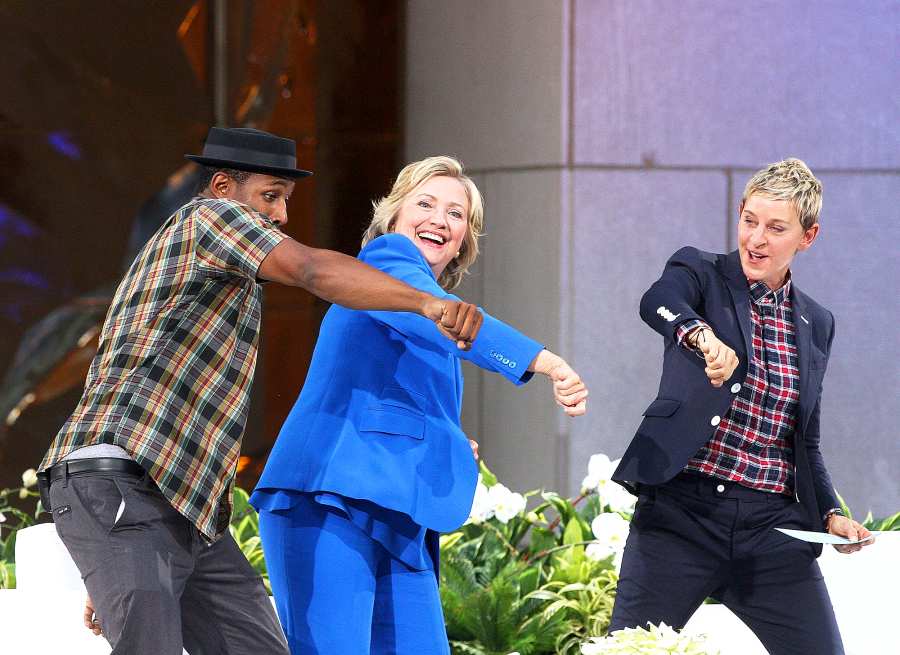 tWitch, Hillary Clinton and Ellen DeGeneres