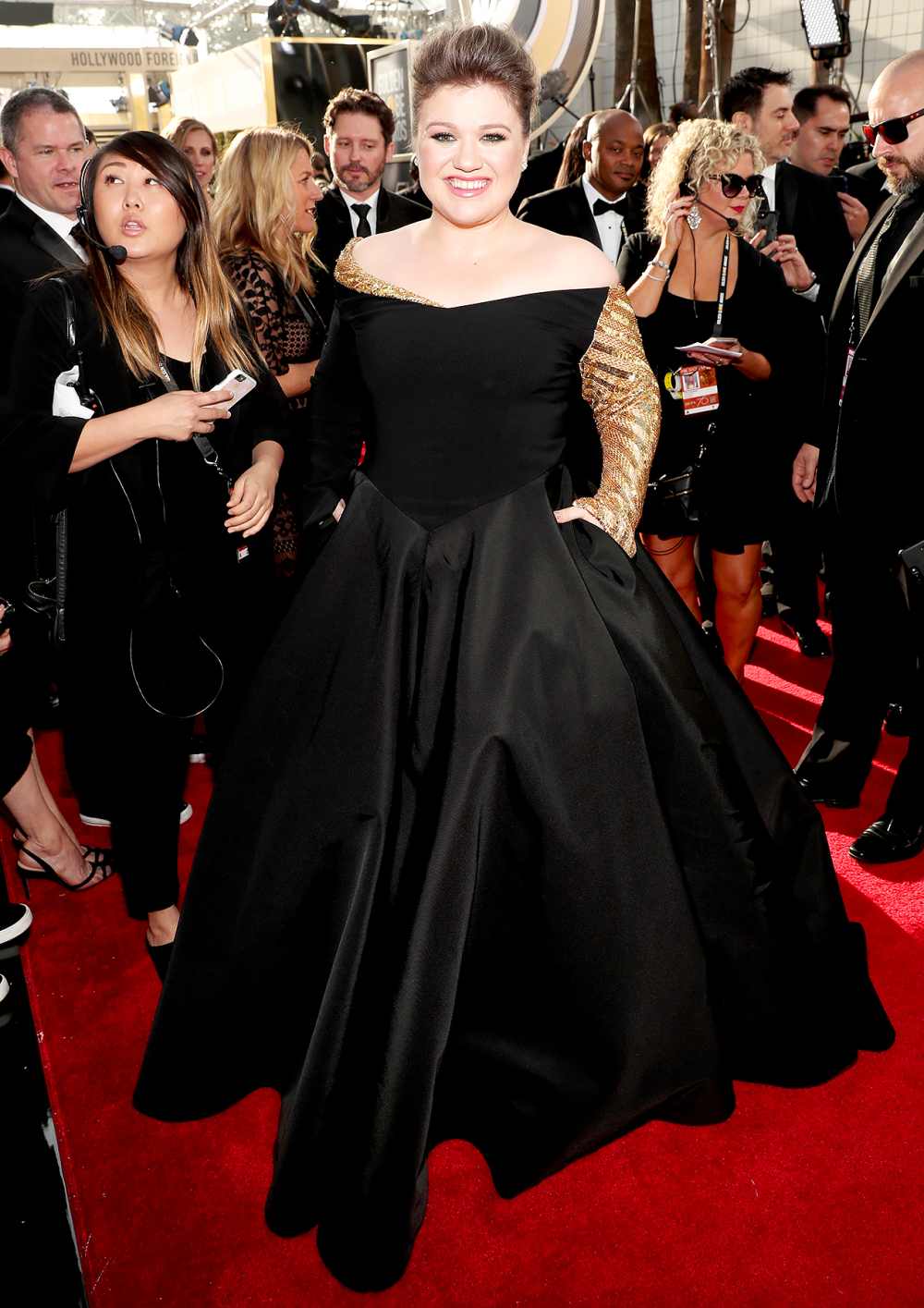 kelly clarkson golden globes