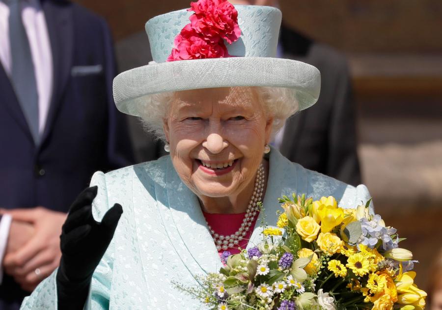 Queen Elizabeth II Royal Family Celebrate Easter