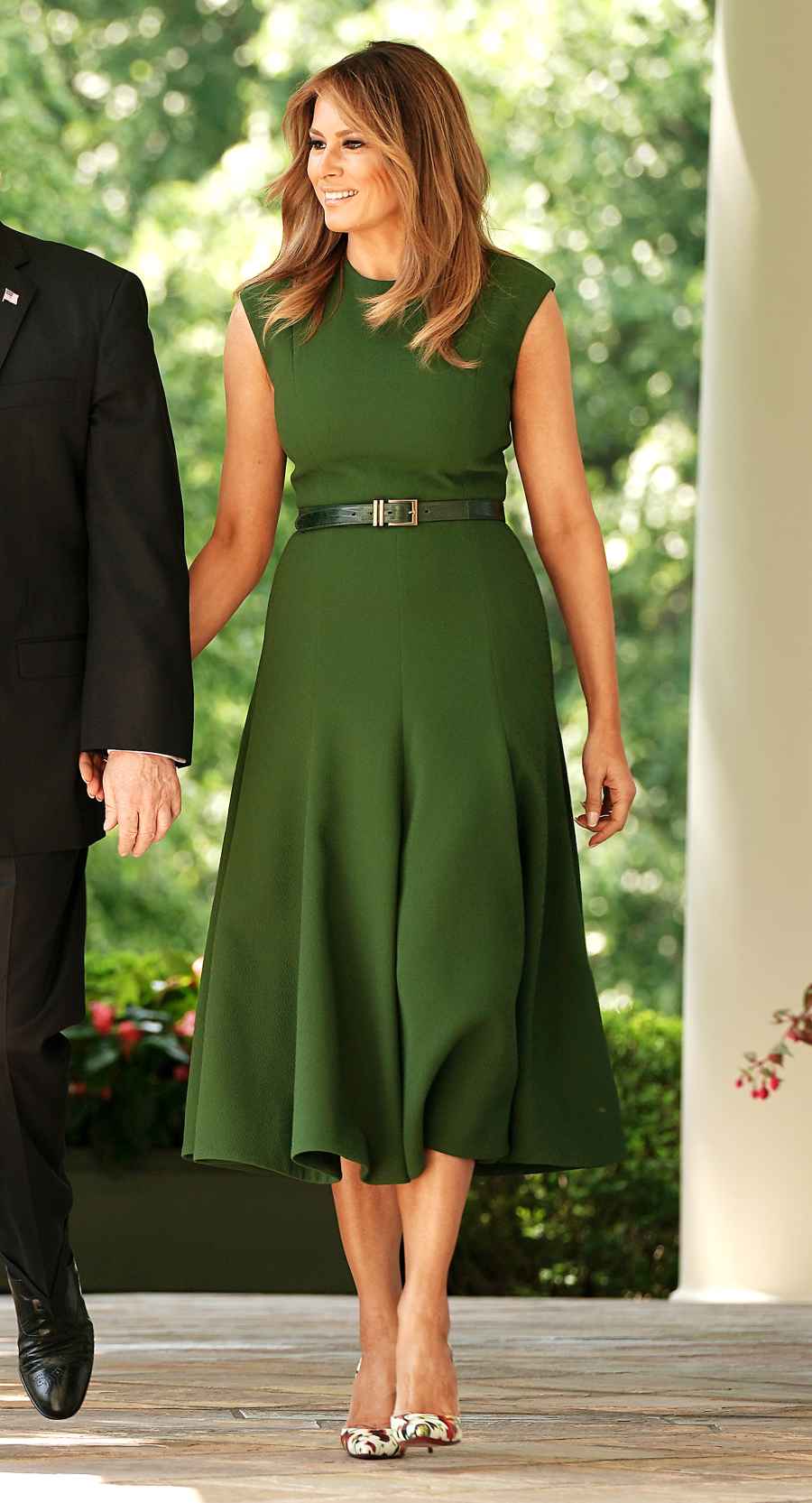 Melania Trump Makes the Case for a Classic Silhouette in a $2,000 Dress