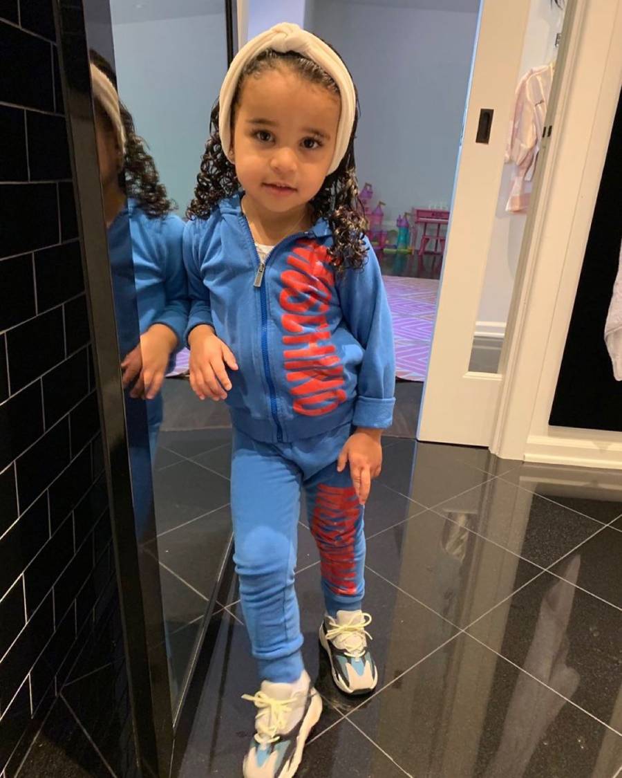 Dream Kardashian Wears Moschino Sweatsuit