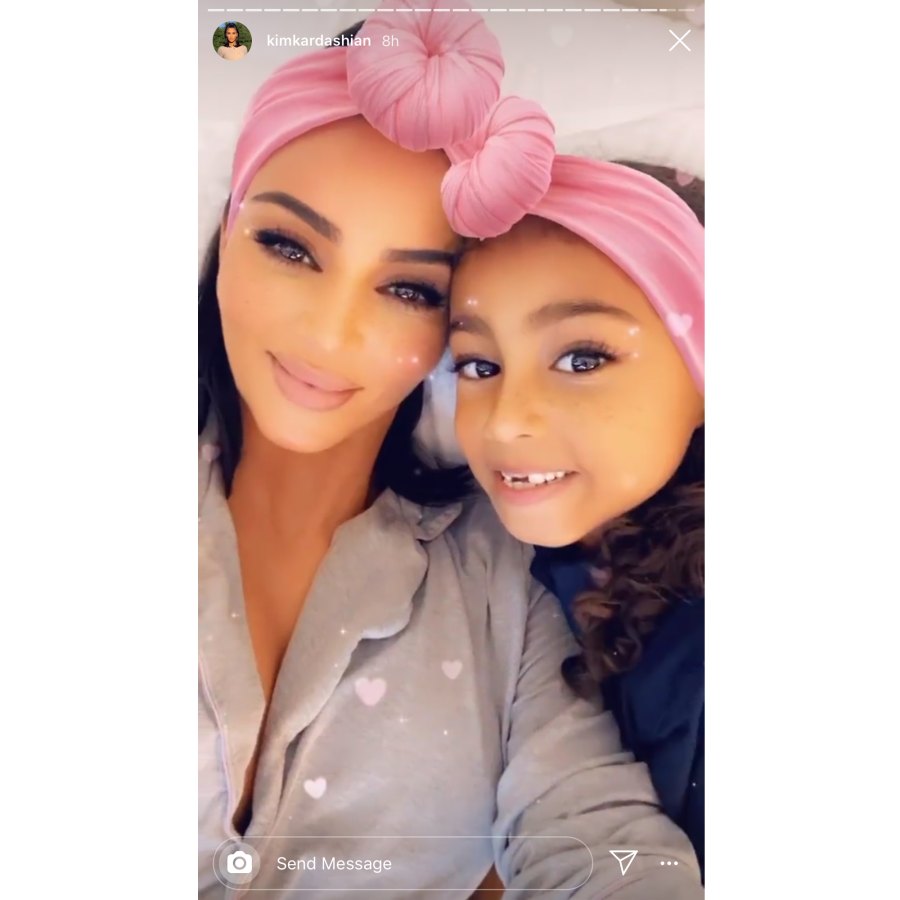 North West Spa Day With Kim Kardashian