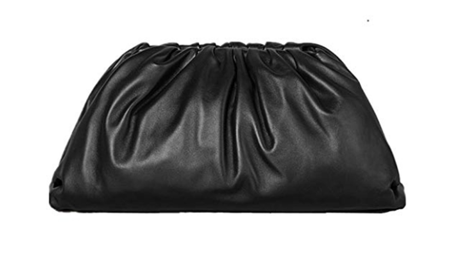 BOKPLD Womens Pouch Dumpling Handbag (Black)