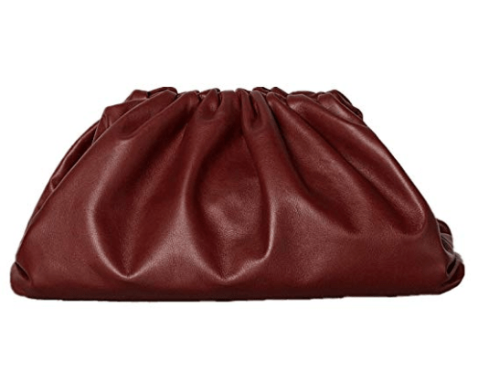 BOKPLD Womens Pouch Dumpling Handbag (Red)