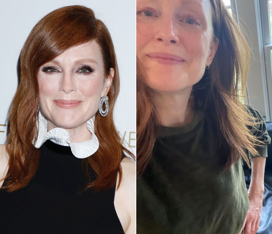 Julianne Moore Makeup-Free Instagram