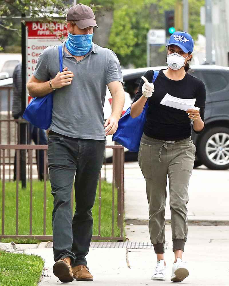 relationship Prince Harry and Meghan Markle Wearing Face Masks as they Deliver Food in Los Angeles Prince Harry and Meghan Markle Relationship Timeline