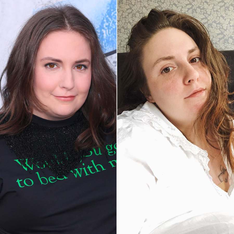 Lena Dunham Makeup-Free Instagram