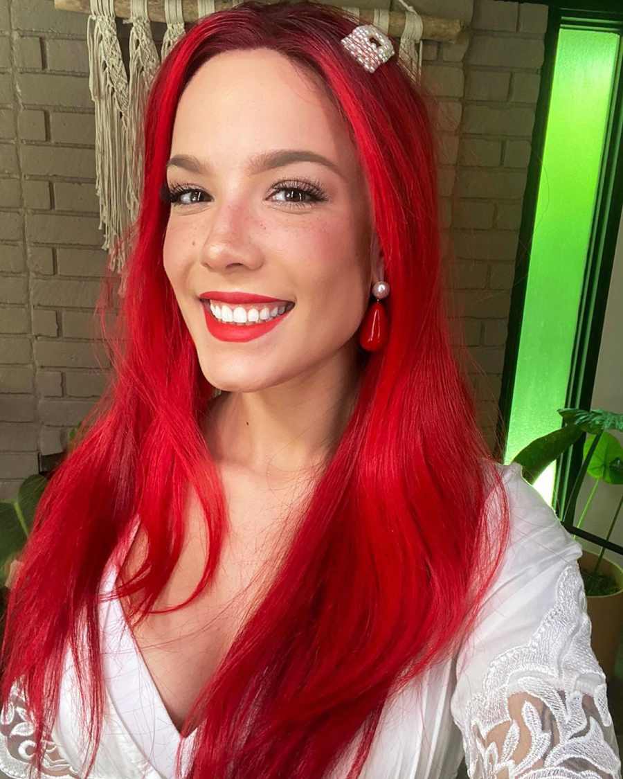 Halsey Channels Ariel for the 'Disney Singalong in a Red Wig