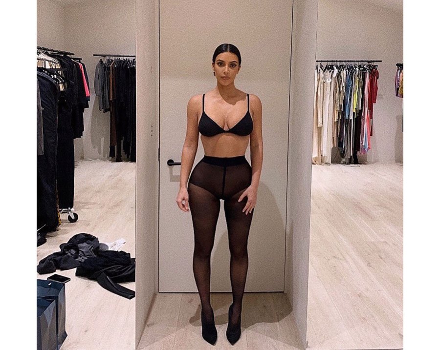 Kim Kardashian's Body Looks Like a Mannequin in Skims