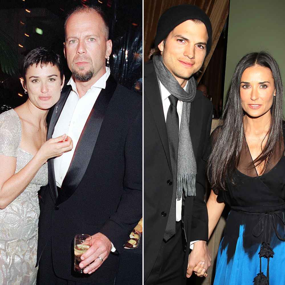 Demi Moore and Bruce Willis and Ashton Kutcher and Demi Moore Demi Moore attends the Vanity Fair Hollywood Calling Exhibition in 2020 Demi Moore Says She Lost Herself in Her Marriages to Fit What Somebody Else Wanted