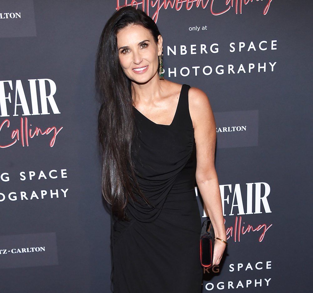Demi Moore attends the Vanity Fair Hollywood Calling Exhibition in 2020 Demi Moore Says She Lost Herself in Her Marriages to Fit What Somebody Else Wanted