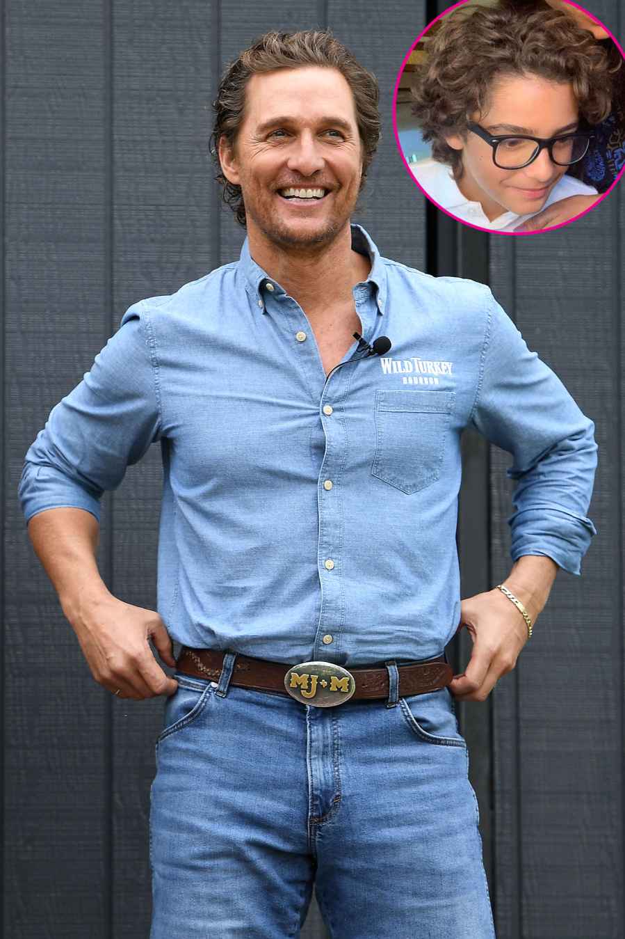 Matthew McConaughey 12-Year-Old Son Levi Looks Just Like Dad