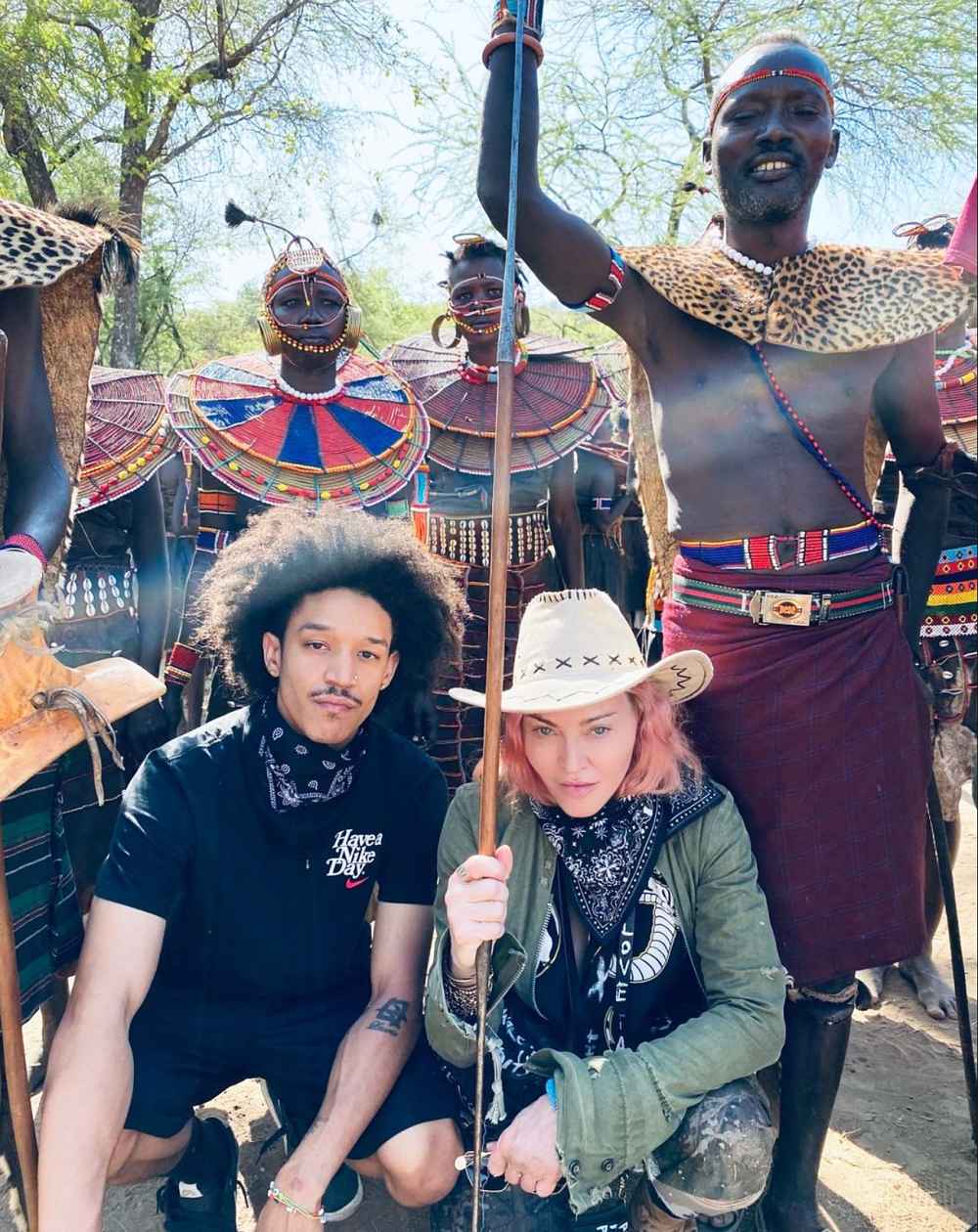 Madonna Enjoys a Special Trip to Kenya With Boyfriend Ahlamalik Williams and Kids