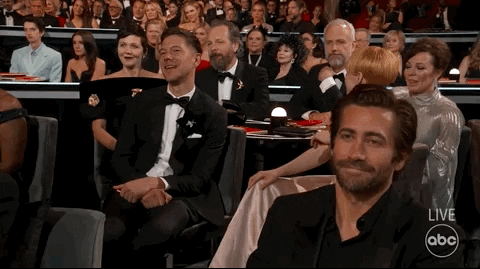 Jake Gyllenhaal Funniest Celeb Reactions Oscars 2022