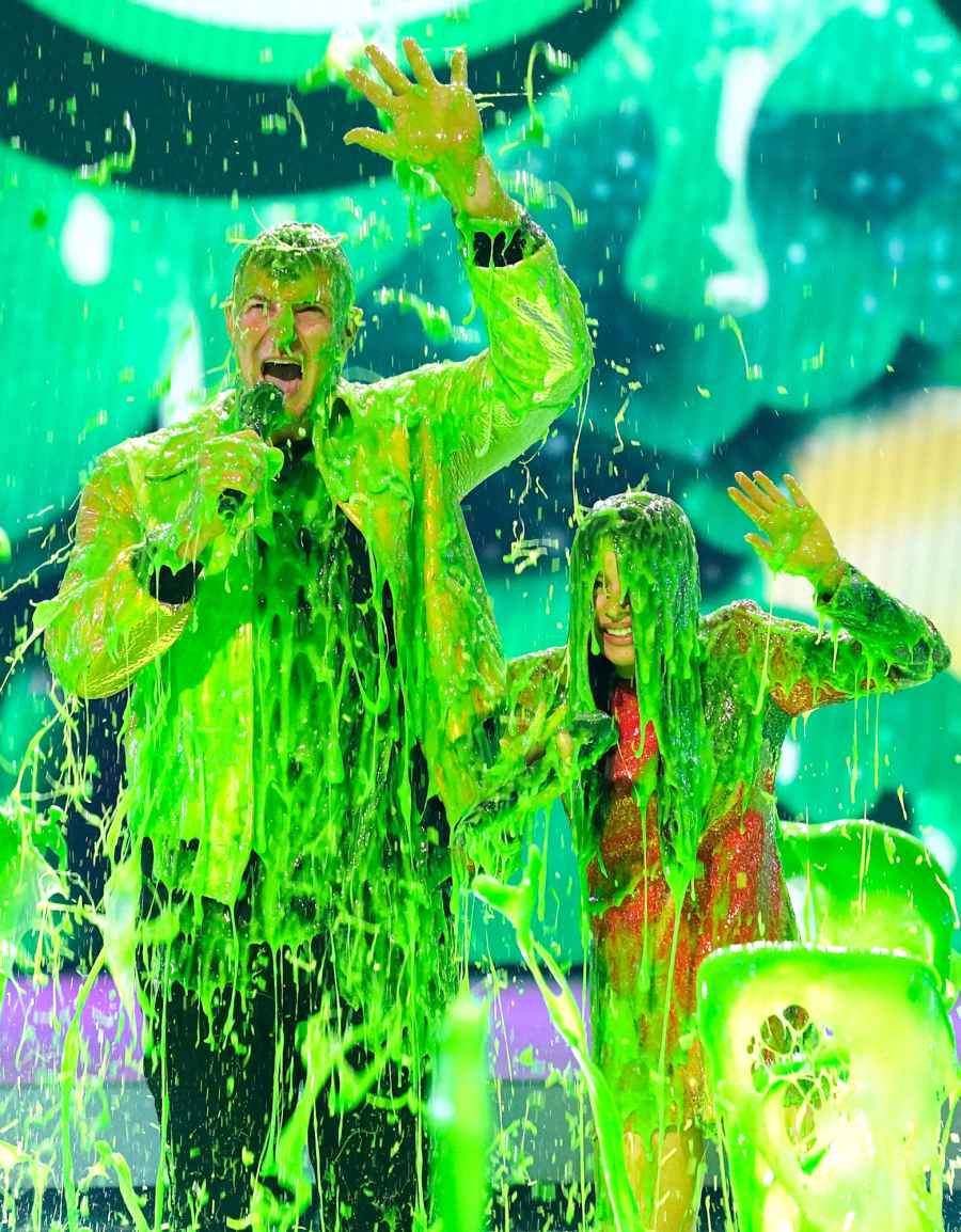 Stars Getting Slimed at the Nickelodeon Kids’ Choice Awards