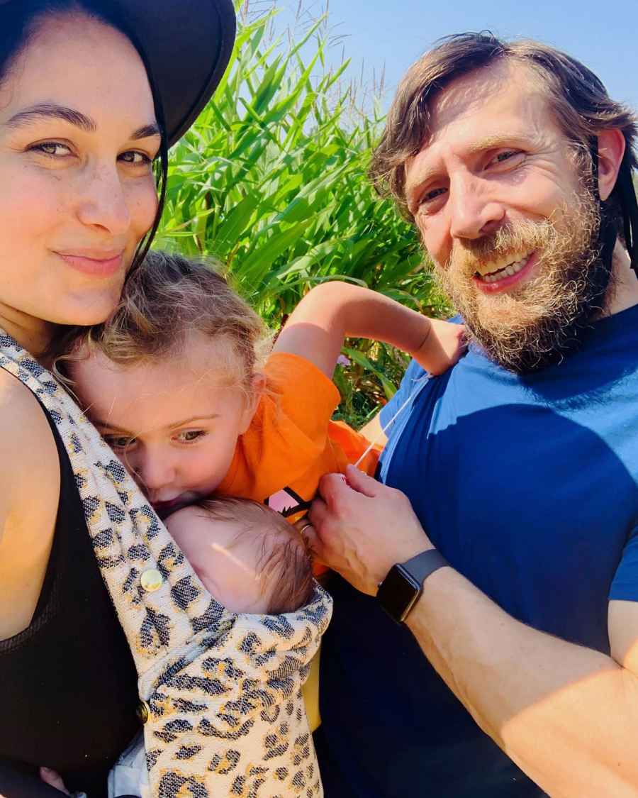 Feeling Festive! Stars at Pumpkin Patches Over the Years Brie Bella