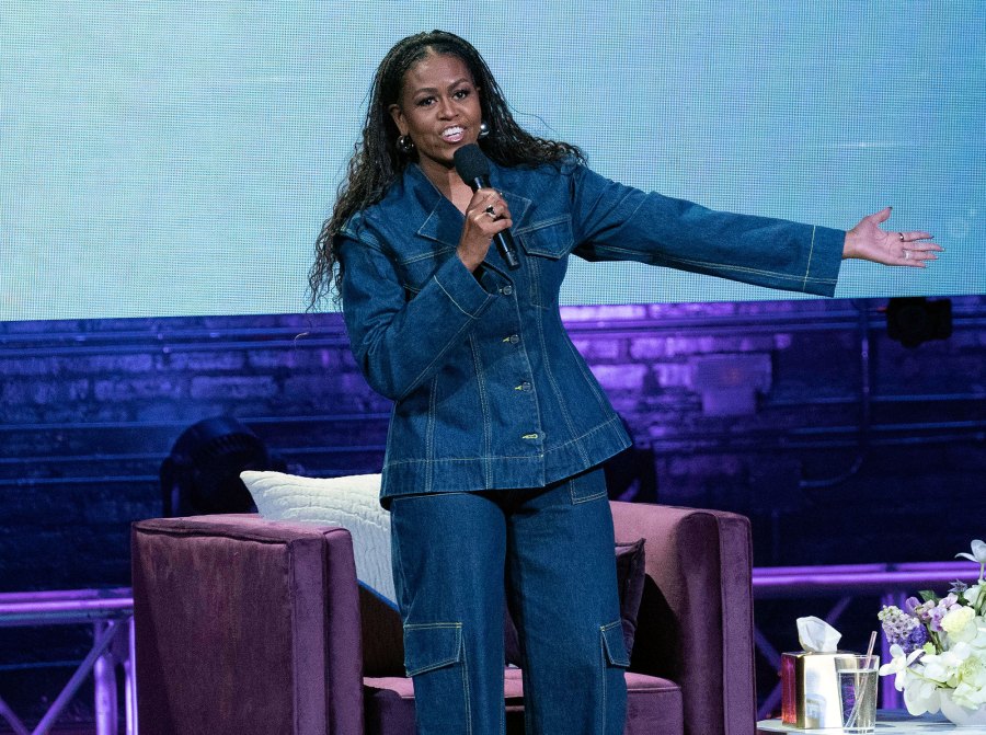 Michelle Obama's post-White House style denim on denim