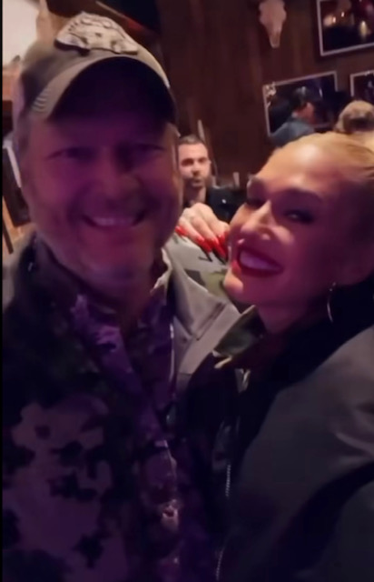 Blake Shelton and Gwen Stefani Father's Day 2023