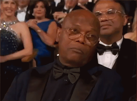 Samuel L Jackson Looks Annoyed After Losing at 2023 Tonys