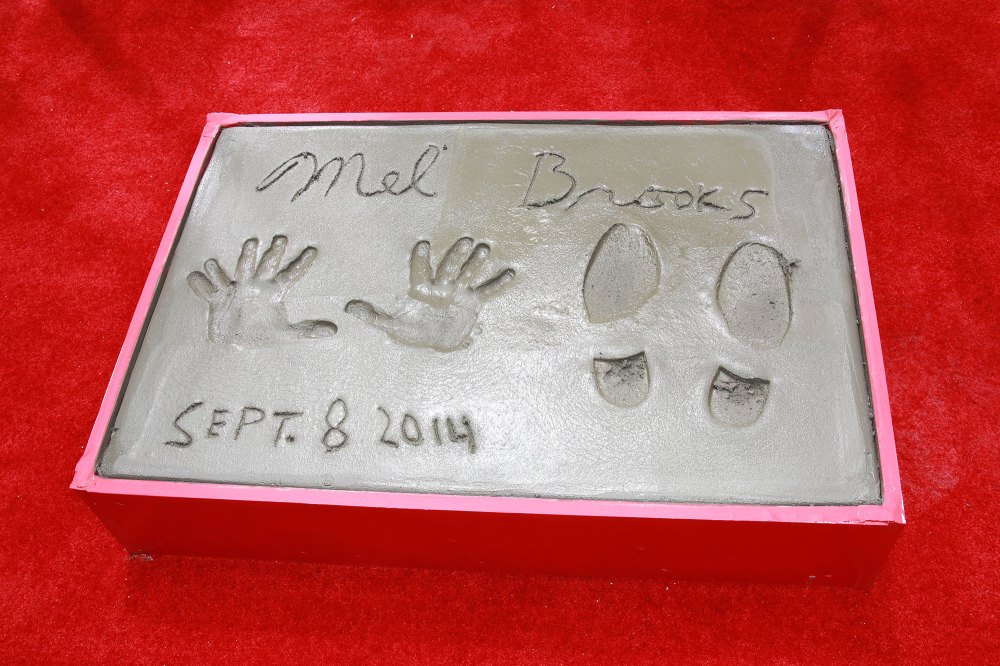 Mel Brooks Wears Fake 11th Finger for Walk of Fame Handprint: Photos