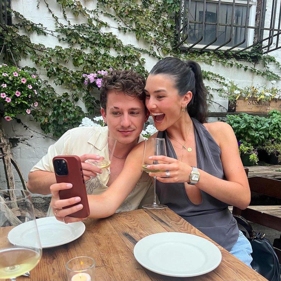 Star Engagements of 2023 Stars Who Got Engaged This Year 269 Charlie Puth and Brooke Sansone