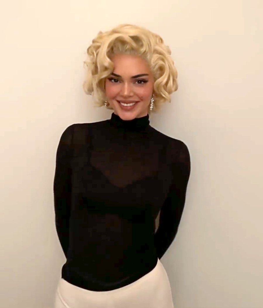 Kendall Jenner Follows in Kim Kardashian’s Met Gala Footsteps with Marilyn Monroe Halloween Look