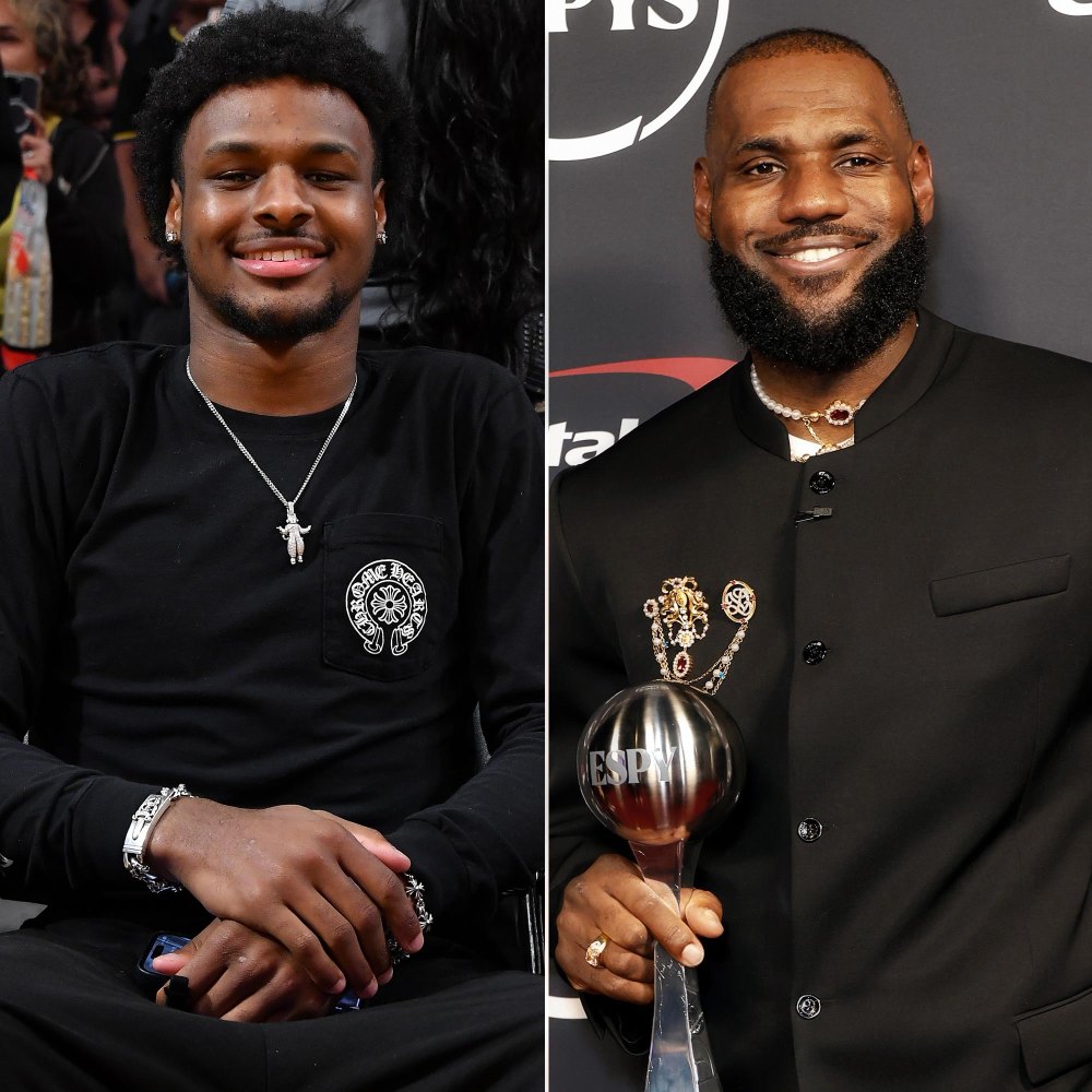 No Surprise Bronny James Names Father LeBron as His Favorite Player of All Time 694 067