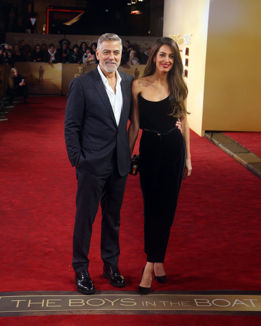 George Clooney and Amal Clooney Are Couple Goals in Moody Ensembles