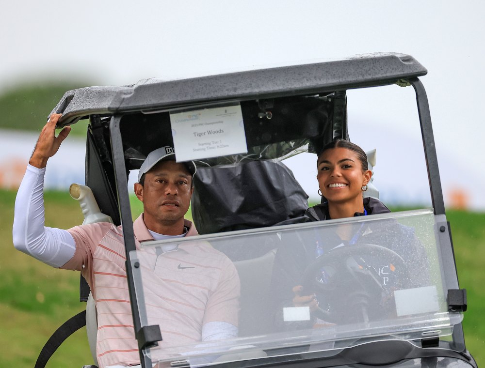Tiger Woods is Joined by Son Charlie and Daughter Sam at the PNC Championship